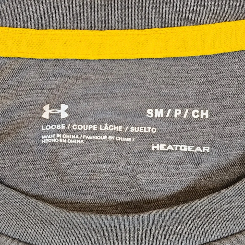 Under Armour Project‎ Rock Mens Rents Due Graphic T-Shirt Gray Small HeatGear